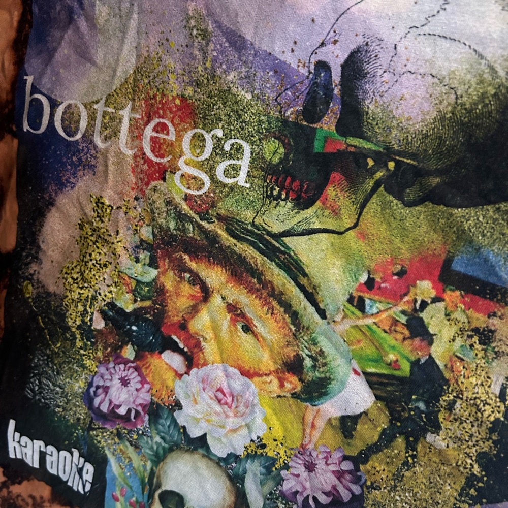 Bottega Graphic karaoke lover Tie-Dye T-Shirt designed by artist Addie Wuensch - Picture 2 of 2